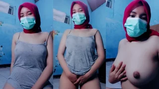 Bokep Indo ABG 19Yo Jilbab Merah Joget Binal